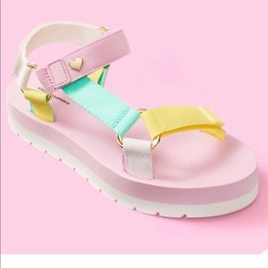 Stoney Clover Lane x Target adjustable strap sandals size 7